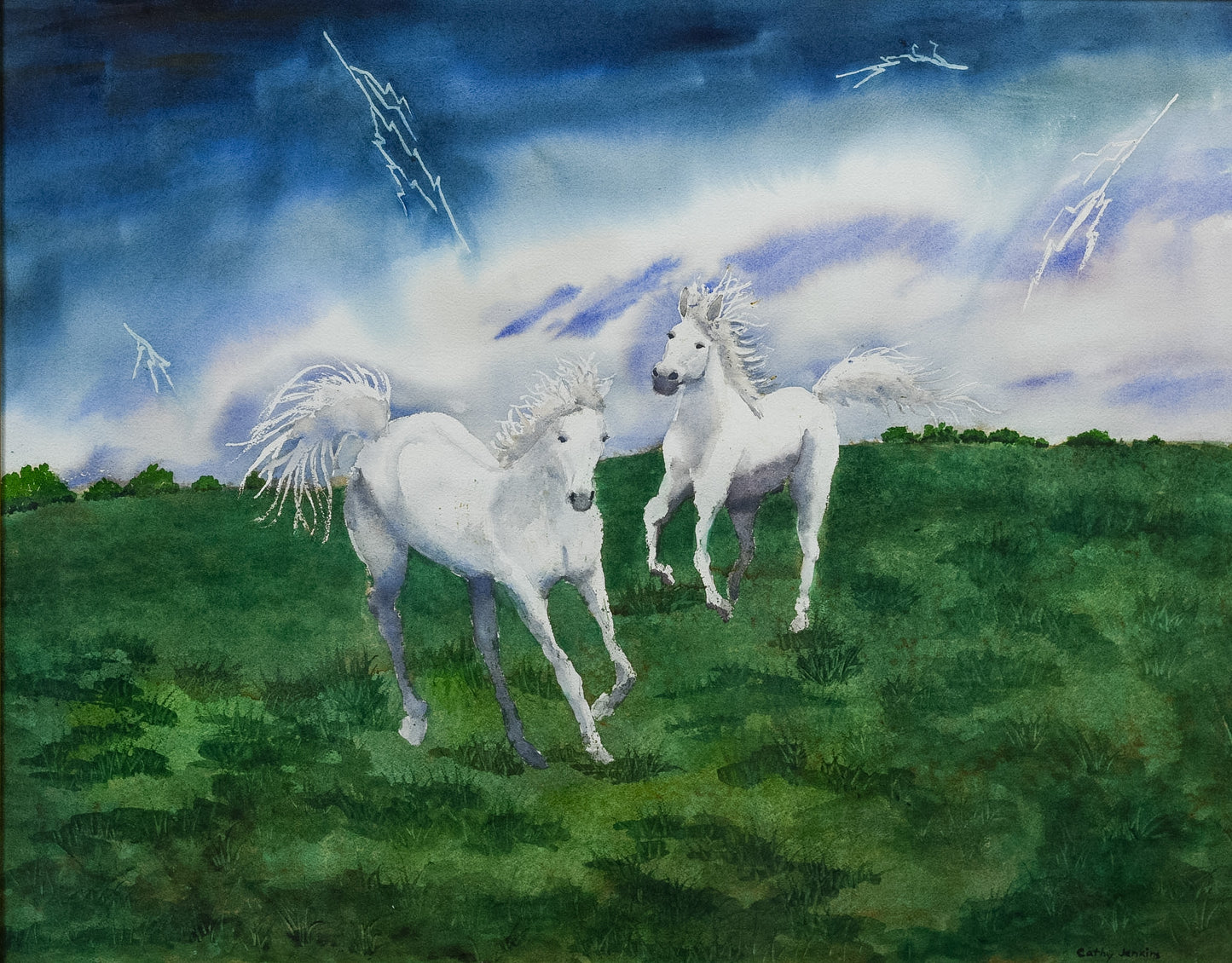 Stormy Frightened Stallions